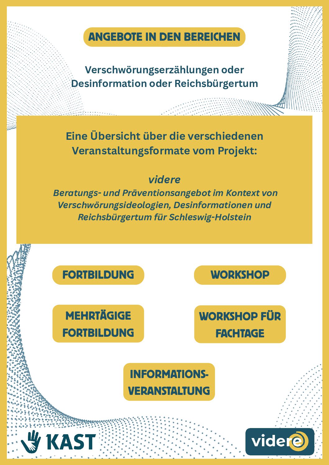 Übersicht Veranstaltungsformate videre + Deckblatt 2.0
