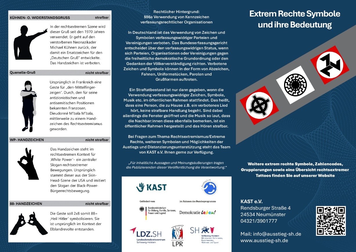 Extrem Rechte Symbole und ihre Bedeutung Mobile Ausstiegsberatung Flyer